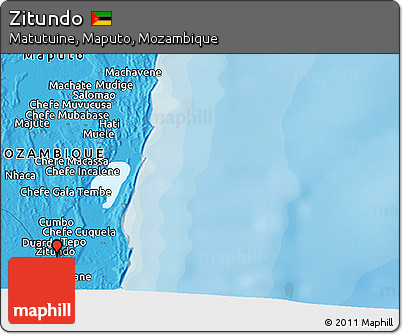 Political Panoramic Map of Zitundo