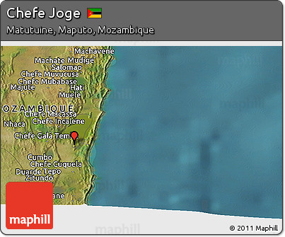 Satellite Panoramic Map of Chefe Joge