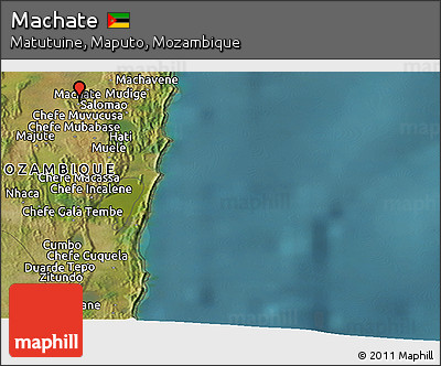 Satellite Panoramic Map of Machate