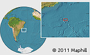 Satellite Location Map of the area around 26° 30' 51" S, 39° 1' 29" W