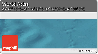 Satellite Panoramic Map of the Area around 26° 30' 51" S, 40° 1' 29" E