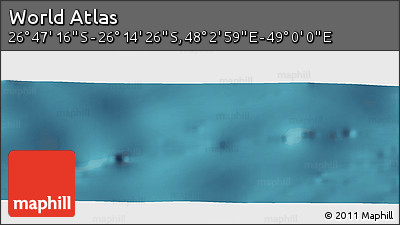 Satellite Panoramic Map of the Area around 26° 30' 51" S, 48° 31' 29" E