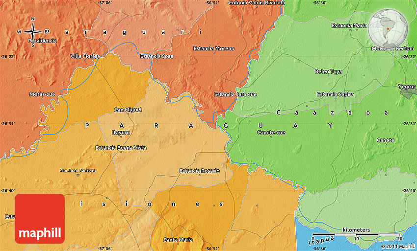 Political Map of San Juan Bautista