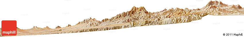 Satellite Horizon Map of the Area around 26° 30' 51" S, 69° 37' 30" W