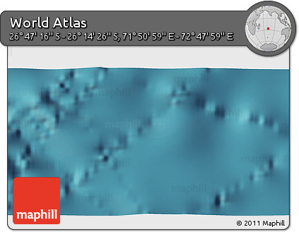 Satellite 3D Map of the Area around 26° 30' 51" S, 72° 19' 29" E