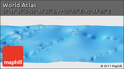 Physical Panoramic Map of the Area around 26° 30' 51" S, 72° 19' 29" E