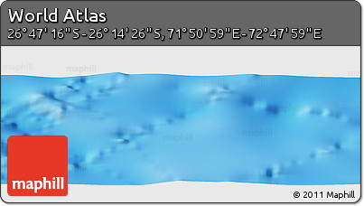 Physical Panoramic Map of the Area around 26° 30' 51" S, 72° 19' 29" E