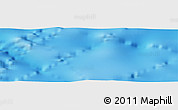 Physical Panoramic Map of the area around 26° 30' 51" S, 72° 19' 29" E