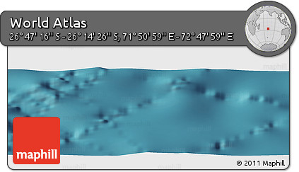 Satellite Panoramic Map of the Area around 26° 30' 51" S, 72° 19' 29" E