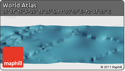 Satellite Panoramic Map of the Area around 26° 30' 51" S, 72° 19' 29" E