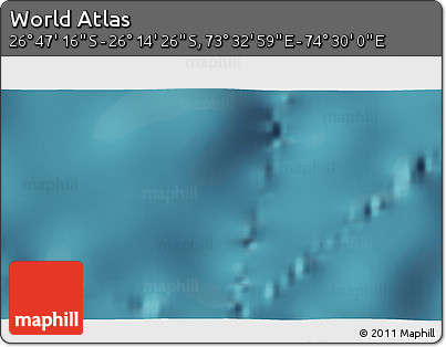 Satellite 3D Map of the Area around 26° 30' 51" S, 74° 1' 30" E