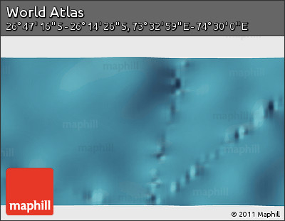Satellite 3D Map of the Area around 26° 30' 51" S, 74° 1' 30" E