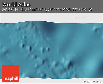 Satellite 3D Map of the Area around 26° 30' 51" S, 78° 7' 30" W