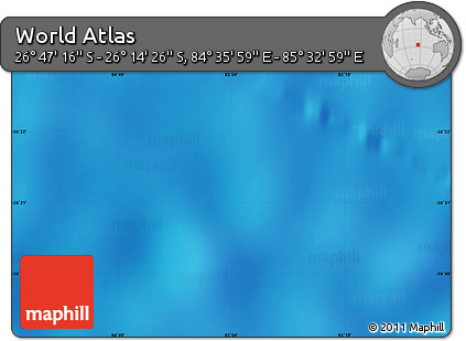 Physical Map of the Area around 26° 30' 51" S, 85° 4' 29" E