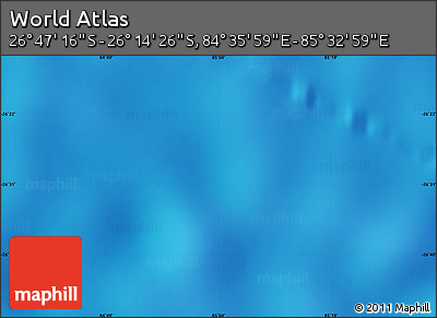 Physical Map of the Area around 26° 30' 51" S, 85° 4' 29" E