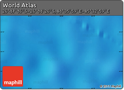 Physical Map of the Area around 26° 30' 51" S, 85° 4' 29" E