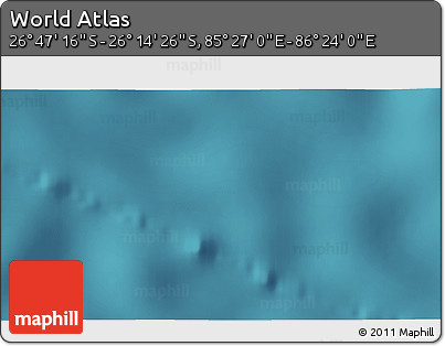 Satellite 3D Map of the Area around 26° 30' 51" S, 85° 55' 30" E