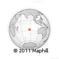 Outline Map of the Area around 26° 30' 51" S, 85° 55' 30" E, rectangular outline