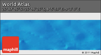 Physical Panoramic Map of the Area around 26° 30' 51" S, 8° 34' 29" E