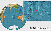 Satellite Location Map of the area around 26° 30' 51" S, 91° 1' 30" E