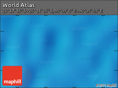 Physical Map of the Area around 26° 30' 51" S, 96° 7' 30" E