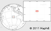 Blank Location Map of the area around 26° 30' 51" S, 99° 31' 30" E