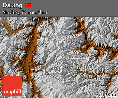 Physical 3D Map of Daxing