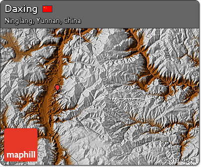 Physical 3D Map of Daxing