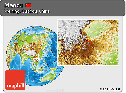 Physical Location Map of Maozu