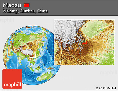 Physical Location Map of Maozu