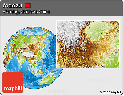 Physical Location Map of Maozu