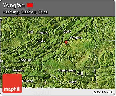 Satellite 3D Map of Yong'an