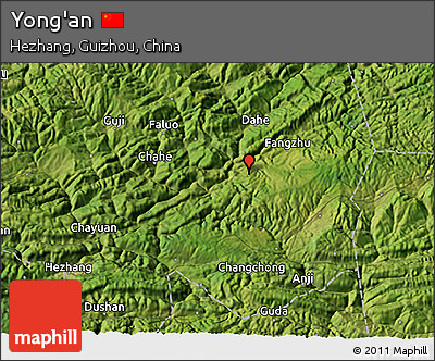 Satellite 3D Map of Yong'an