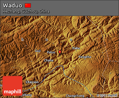 Physical Map of Waduo