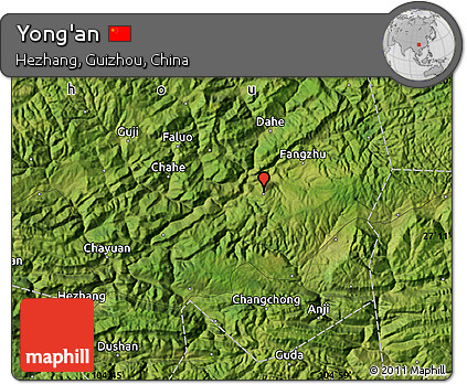 Satellite Map of Yong'an
