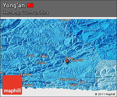 Political Panoramic Map of Yong'an