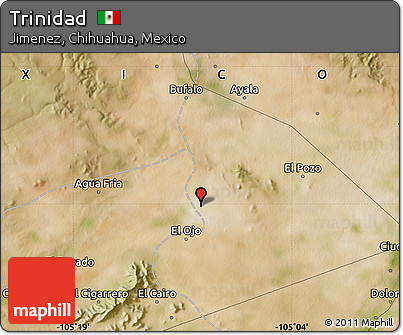 Satellite Map of Trinidad