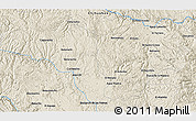 Shaded Relief 3D Map of the area around 27° 19' 44" N, 107° 1' 30" W