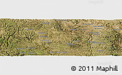 Satellite Panoramic Map of the area around 27° 19' 44" N, 107° 1' 30" W