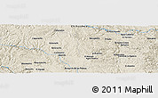 Shaded Relief Panoramic Map of the area around 27° 19' 44" N, 107° 1' 30" W