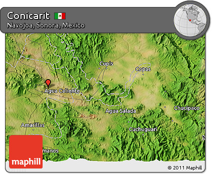Satellite 3D Map of Conicarit