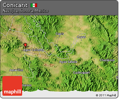 Satellite 3D Map of Conicarit