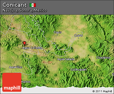 Satellite 3D Map of Conicarit