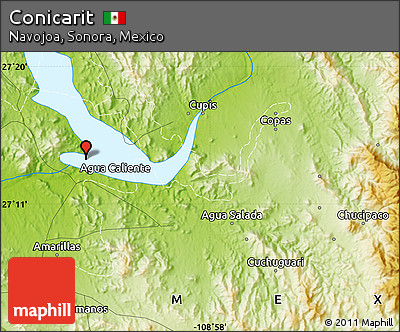 Physical Map of Conicarit