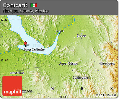 Physical Map of Conicarit