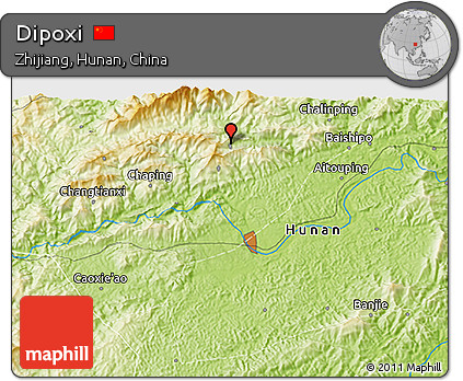 Physical 3D Map of Dipoxi