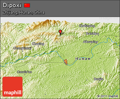 Physical 3D Map of Dipoxi