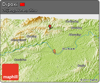 Physical 3D Map of Dipoxi