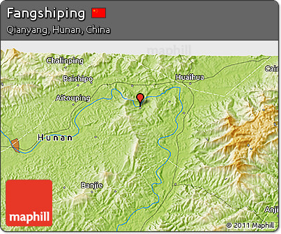 Physical 3D Map of Fangshiping