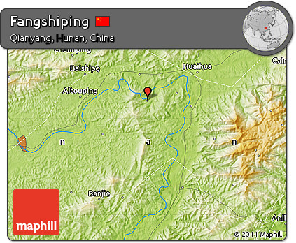 Physical Map of Fangshiping
